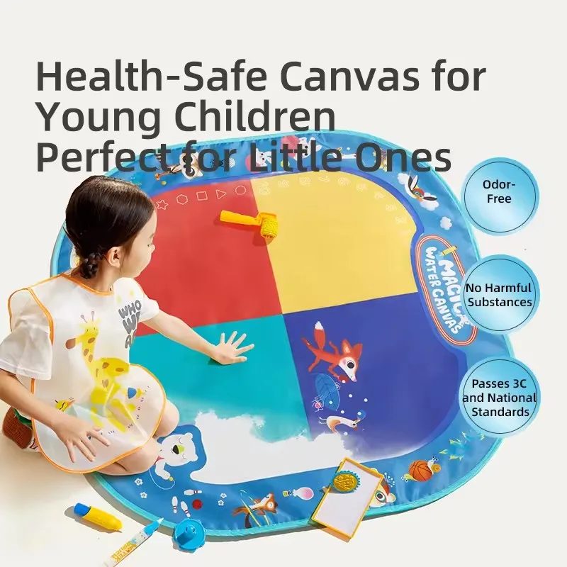 ميدير ماجيك المياه قماش خربش التعليمية الفن حصيرة الرسم أداة ألعاب ترفيهية للأطفال 3Y + #2