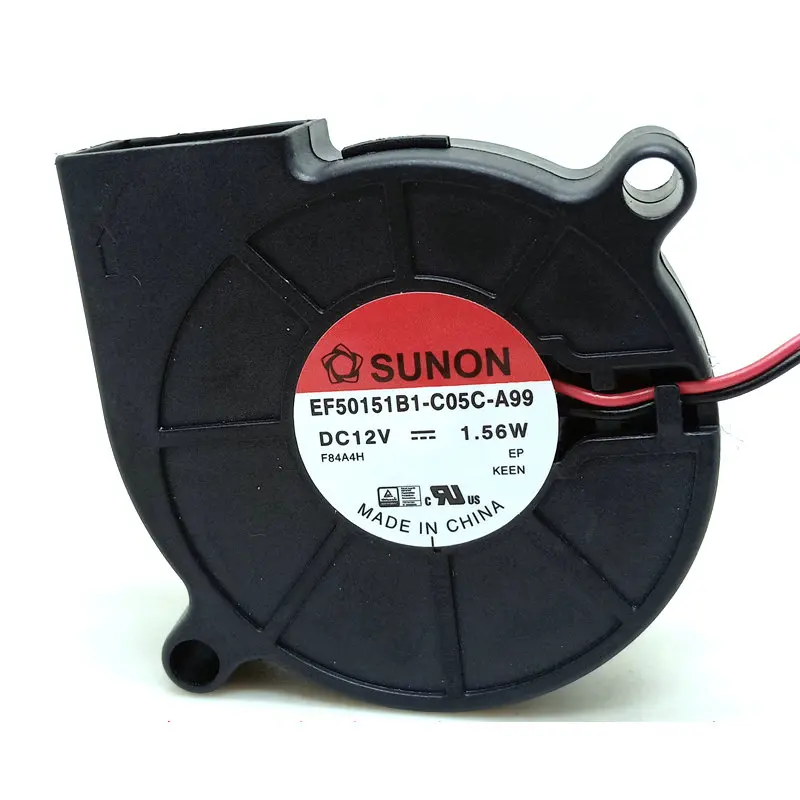 EF50151B1-C05C-A99 DC12V 1.56W 50*15MM 2LInes for 3D Printer Blower cooling fan