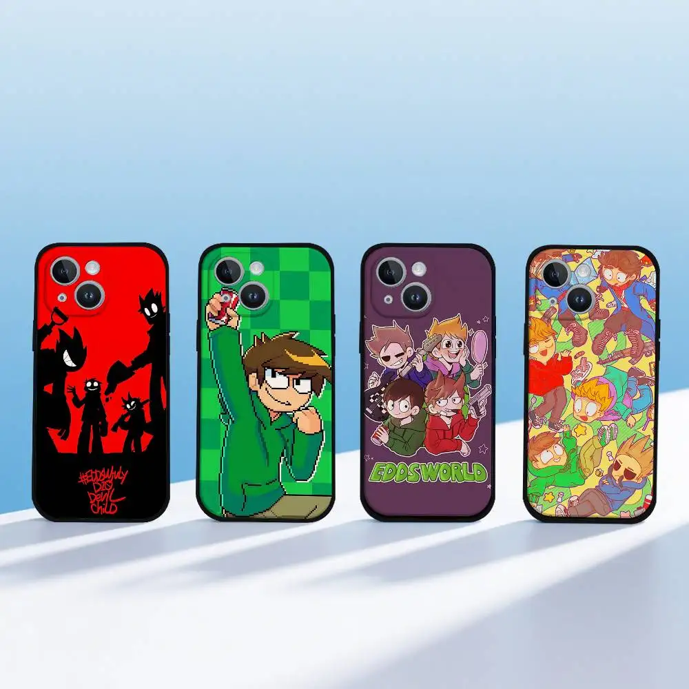 

Anime E-Eddsworld Phone Case Soft TPU Skin-Friendly Phone Case For IPhone 17/16/15/14/13/12/11 Series: PRO, MAX, PLUS ,Mini