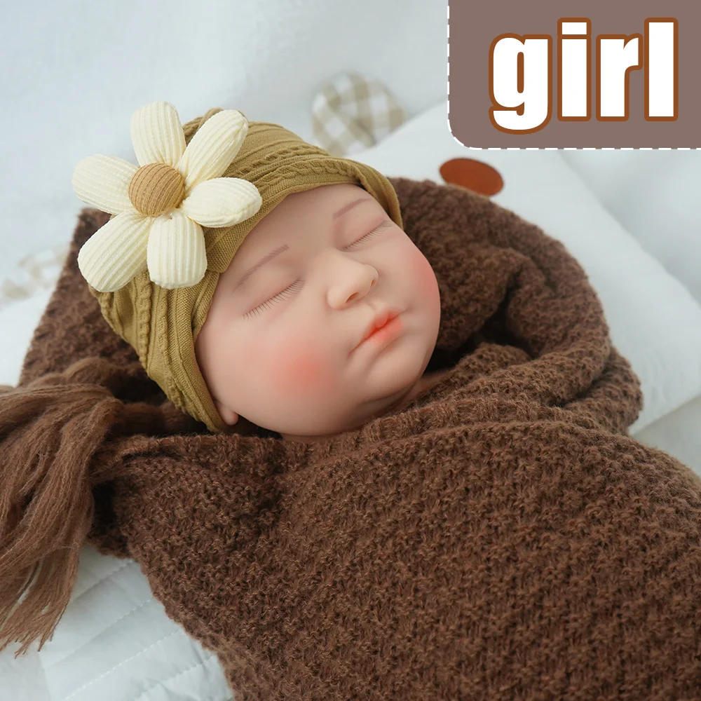 

20.6-inch solid silicone baby girl weighing 3.9kg, ultra rare large-sized professional grade newborn, all details restored