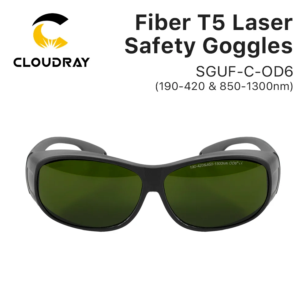 Cloudray 1064nm styl C OD6 + laserowe gogle ochronne okulary ochronne tarcza okulary ochronne dla lasera światłowodowego YAG DPSS