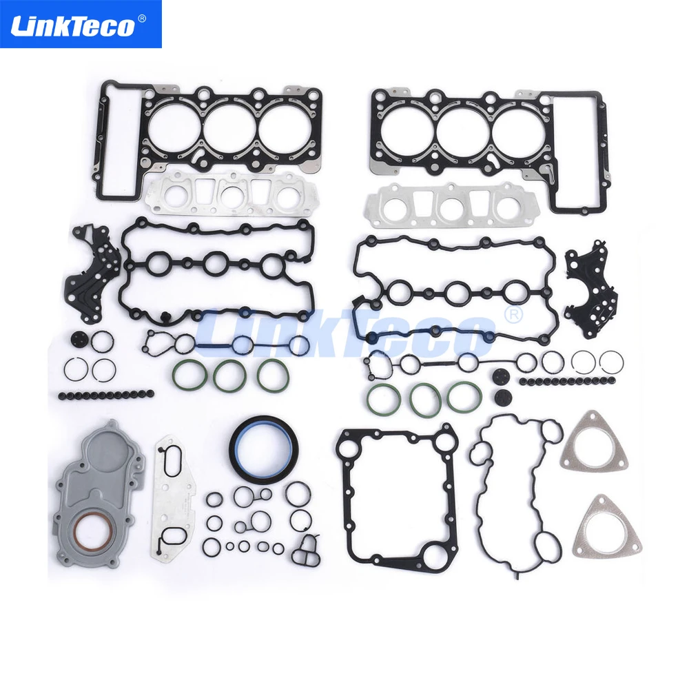 Auto Engine Parts Full Gasket Seal Set Flt Kit 2.8 3.2 L T 05-19 Gas For AUDI PORSCHE VW Valve Cover Intake Exhaust mainfold