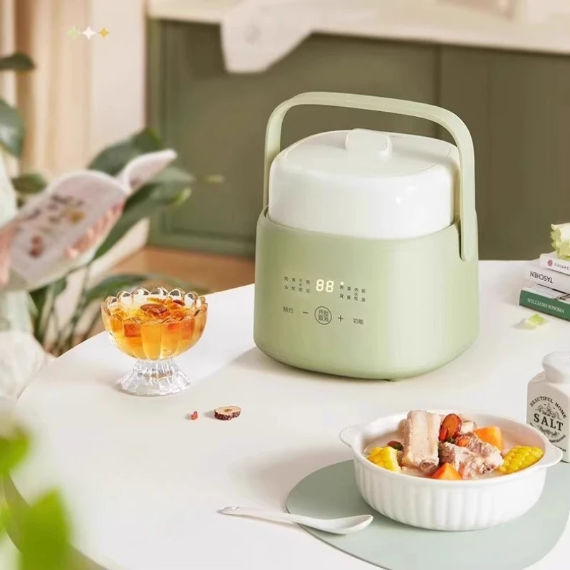 

Электрическая кастрюля для тушения, 220 В, бытовая керамическая детская прикольная еда, BB, суп, приготовление пищи, артефакт отварки