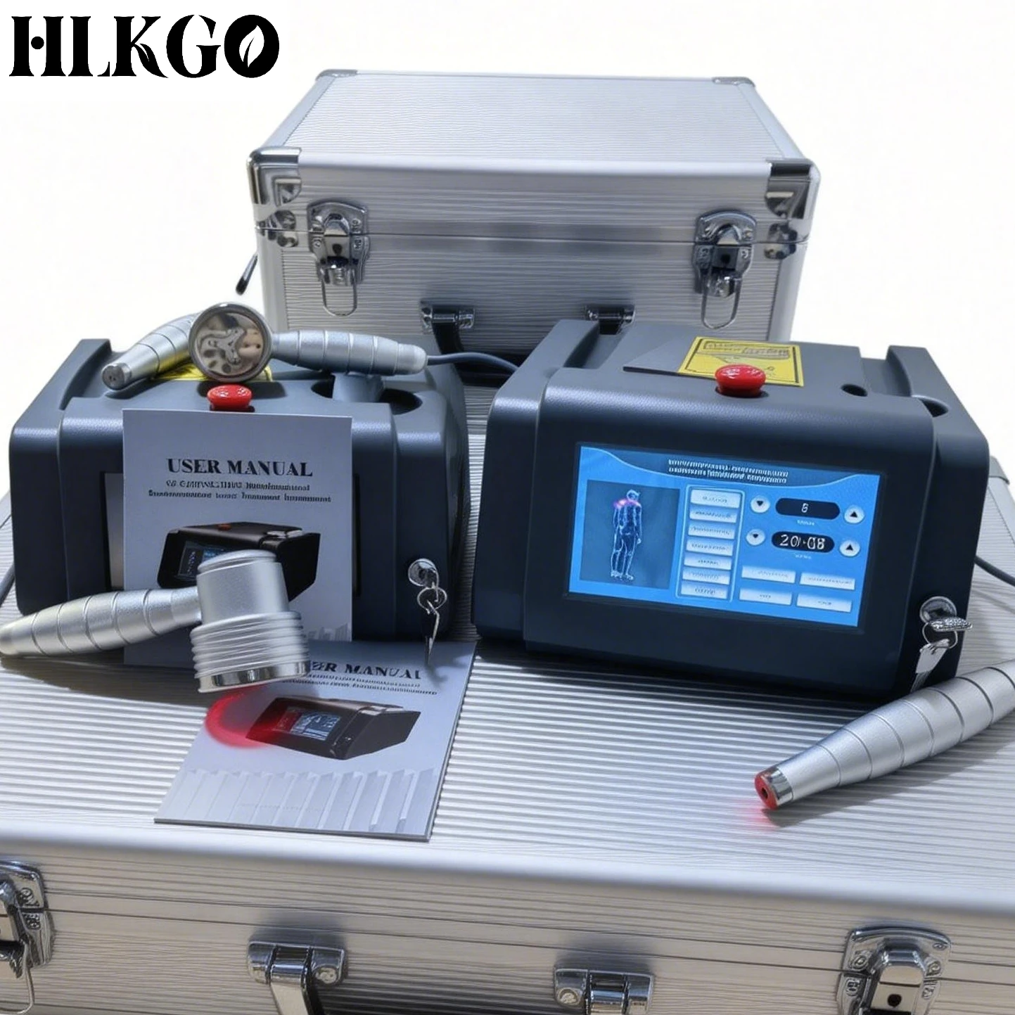 

Аппарат для лазерной терапии HLKGO Medic Red & Infrared с технологией двухволновой длины для восстановления глубоких тканей и лечения хронической боли