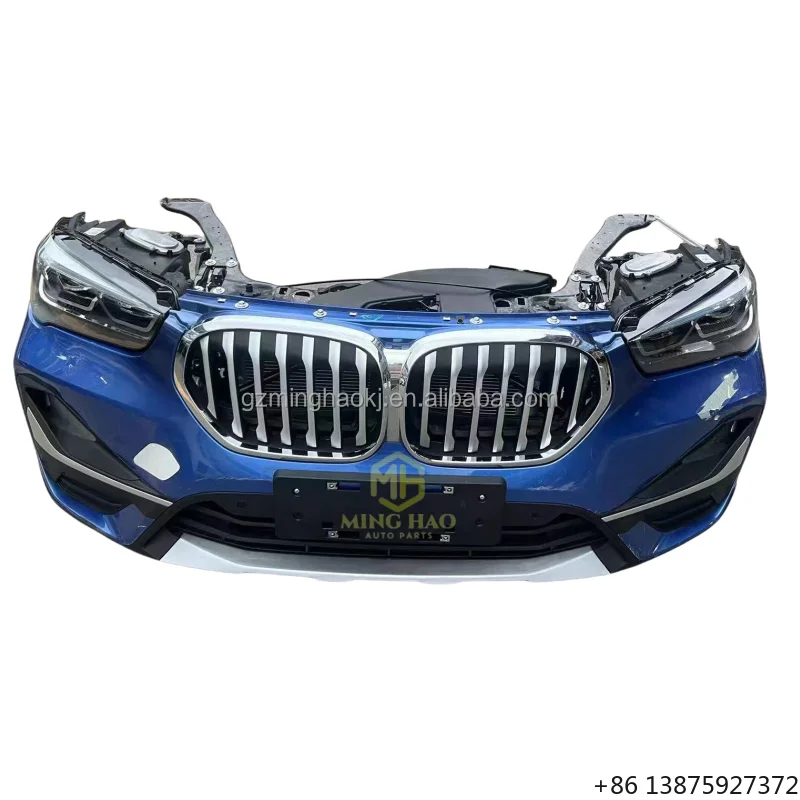 New For  X1 bumper F48/F49 - Complete front bumper grille, radiator, radar and headlights.