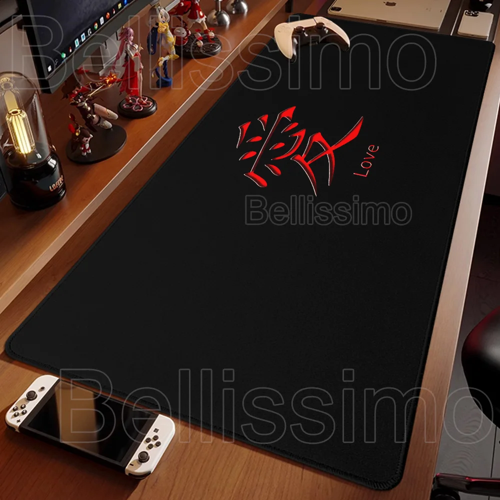

Chinese Character Mousepad Control Premium Mouse Mat 1200×600mm Speed Locking Edge Mouse Pad Gaming Professional Rubber Desk Mat