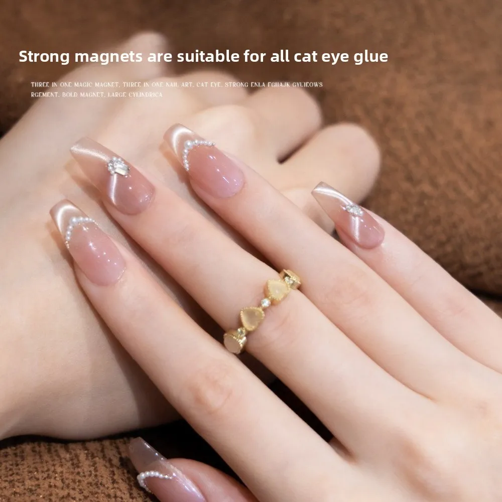 3 في 1 عين القط المغناطيس المحمولة متعددة الوظائف عين القط المغناطيسي مسمار أداة فنية لتقوم بها بنفسك UV/LED جل مانيكير أدوات خاصة