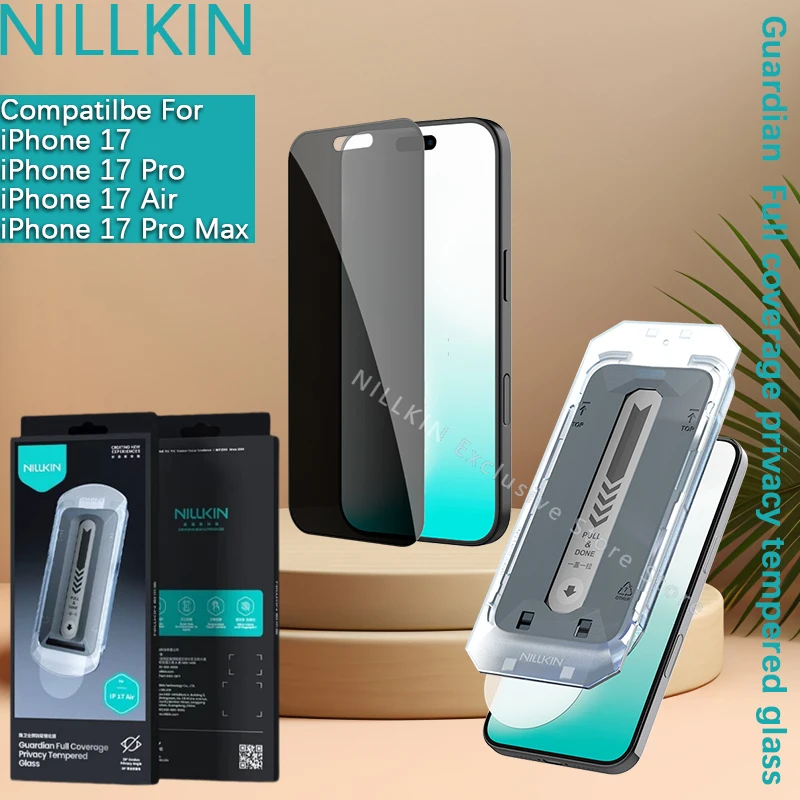 Nillkin For iPhone 17 Pro Max/iPhone 17 Air/17 Pro Guardian Tempered Glass Anti peeping screen tempered glass protective film