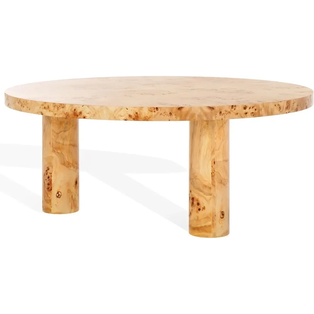 MINN-Table Basse Ronde Naturelle pour Votre Salon