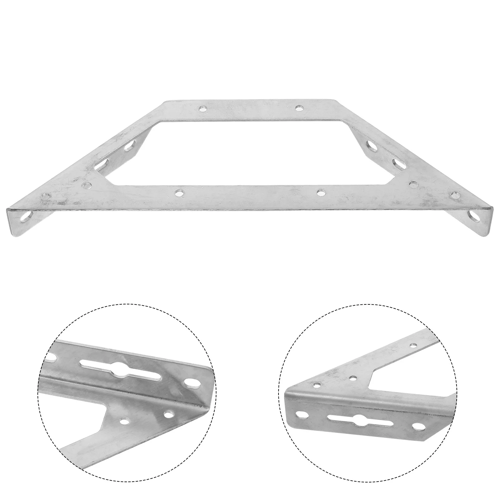 

Stainless Steel Right Angle Brackets Triangular Shape Thickened Structure High Load Bearing Capacity Cabinet Shelf Support