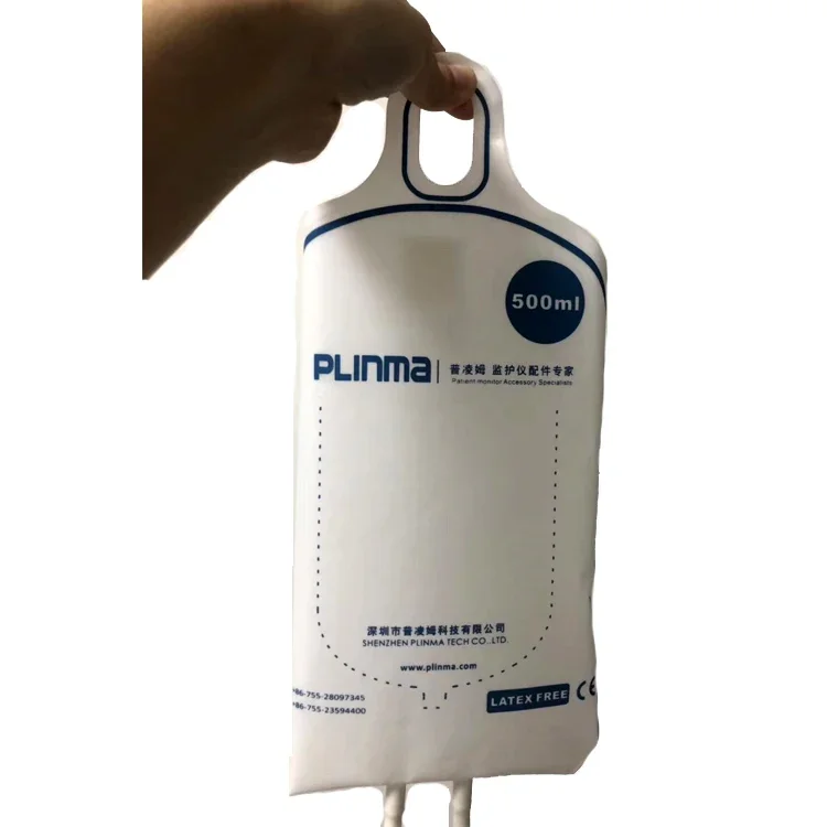 Bester Preis Heißer Verkauf medizinisches Zubehör Einweg-Blutdruck-Ei-Beutel 500 ml Blutdruck-Infusionsauger NIBP-Manschette/Luft