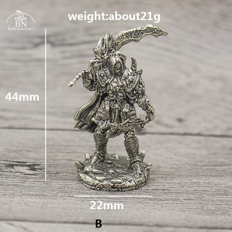 1PCS War Chess Table Game Ornaments Decorations Crafts Copper Undead Skeleton Soldiers Dolls Army Legion Model Toy Figurine