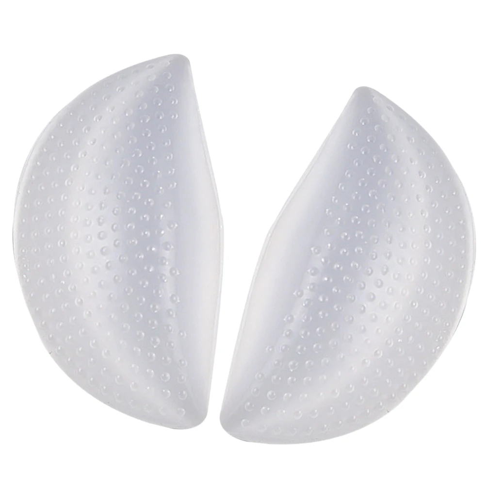 

2 Pairs Orthopedic Insoles High Arch Support Gel Foot Pads Heel Cushion Inserts for Flat Shoes Adult Sandals Shock Absorption