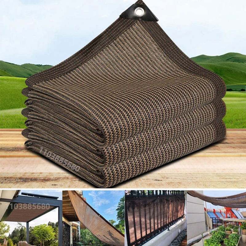 Sunshade net UV resistant HDPE used for garden terrace camping pavilion sunshade canopy