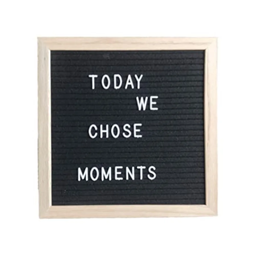 Felt Board Felt Letter Board, 10 x 10 inch Message Board Word Board Letter Board Sign Bulletin Board Letters, Pregnancy Announc