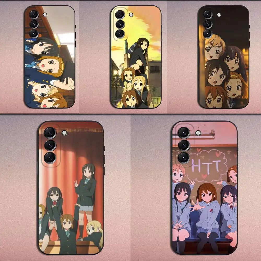 

K-K-ON Anime Phone Case For Samsung Galaxy A20,A21s,A22,A31,A32,A52,A53,A72,73,A80 Soft Black Cover