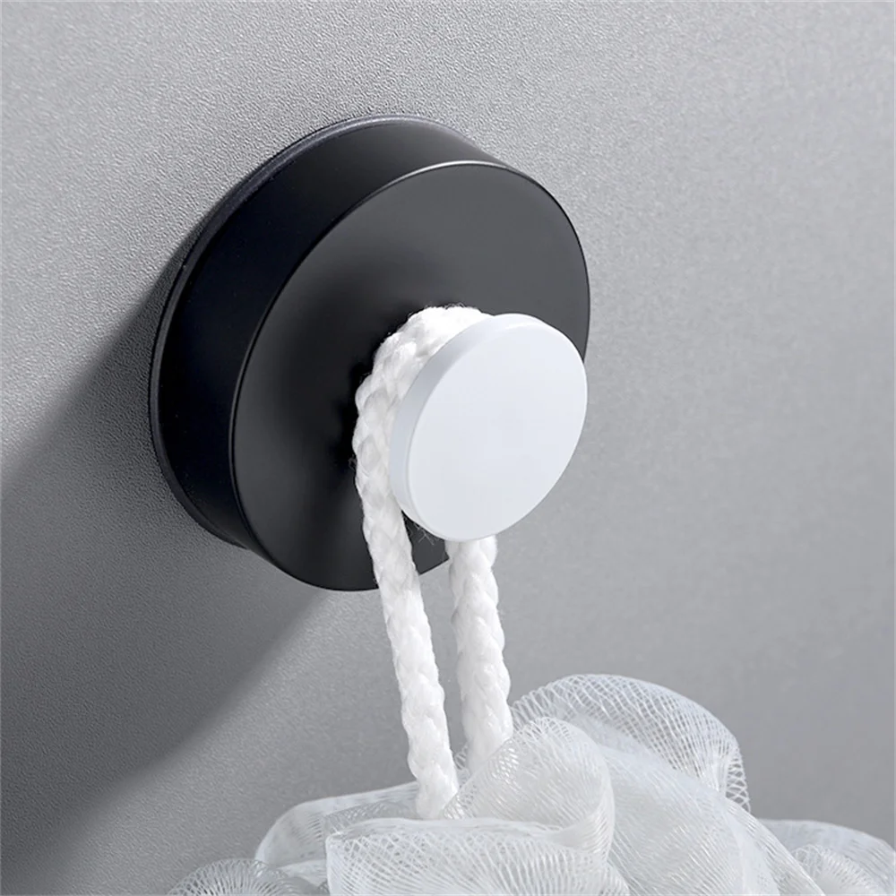 Strong Vacuum Suction Cup Hooks Punch-free Robe Hook Reusable Towel Holder For Kitchen Bathroom Home Accessories