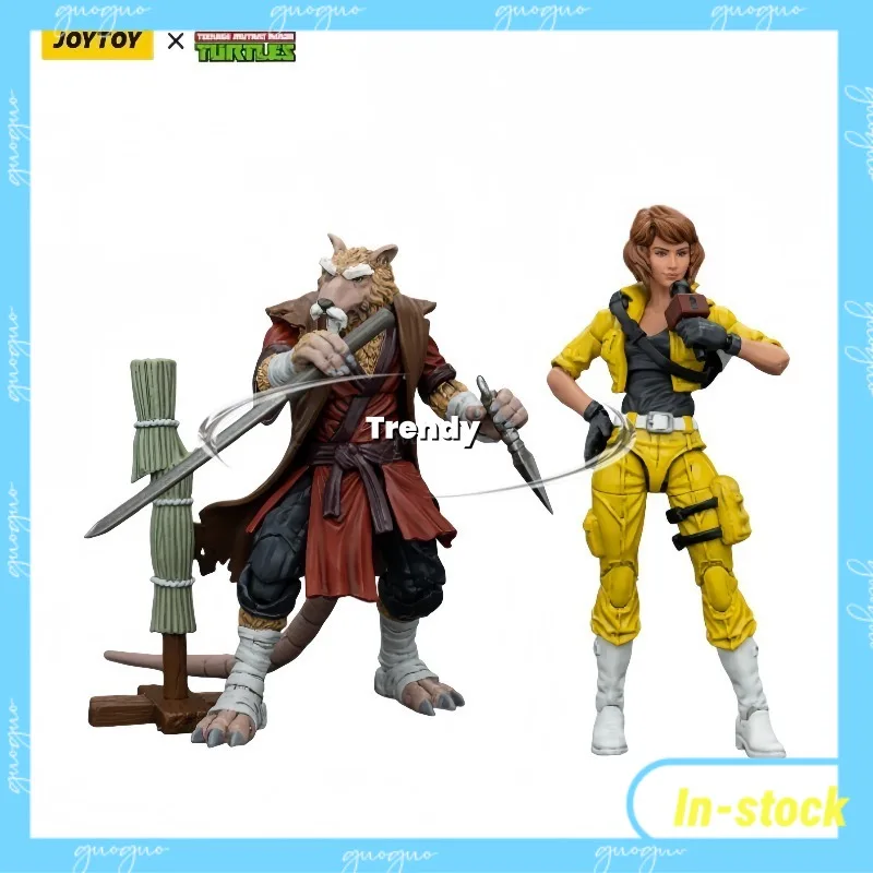 【Spot】JOYTOY Splinter April O'Neil 1/18 Модель Коллекция игрушек Украшения