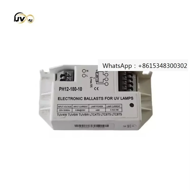 

T5 T8 Lamp PH12-180-10 Sterilizing Ballast Preheating Start Water Treatment Air Disinfection Electronic Ballast