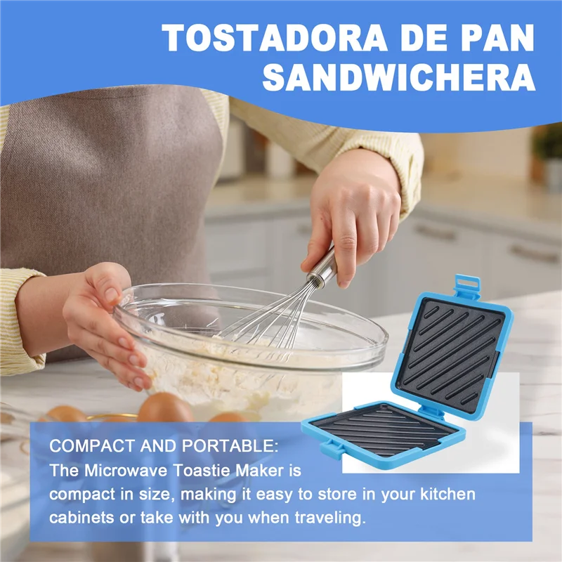 A005-Microwave Toastie Maker، Toastie Maker Microwave، Microwave Toaster Sandwich Maker، Microwave Toastie Sandwich Maker