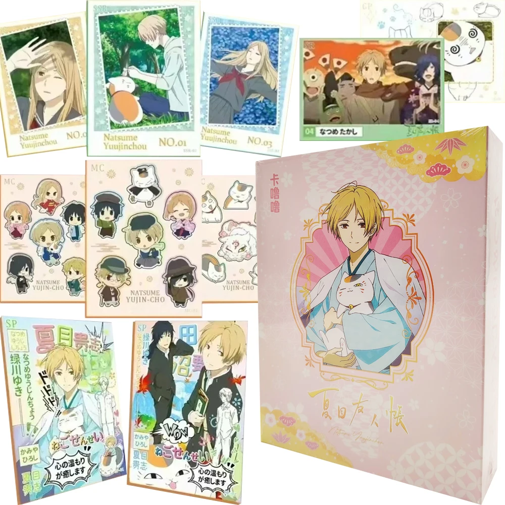 

Natsume's Book of Friends Hobby Peripheral Cards Anime Character Cartoon Cute and Fun Interactive Collection Cards Xmas Toy Gift