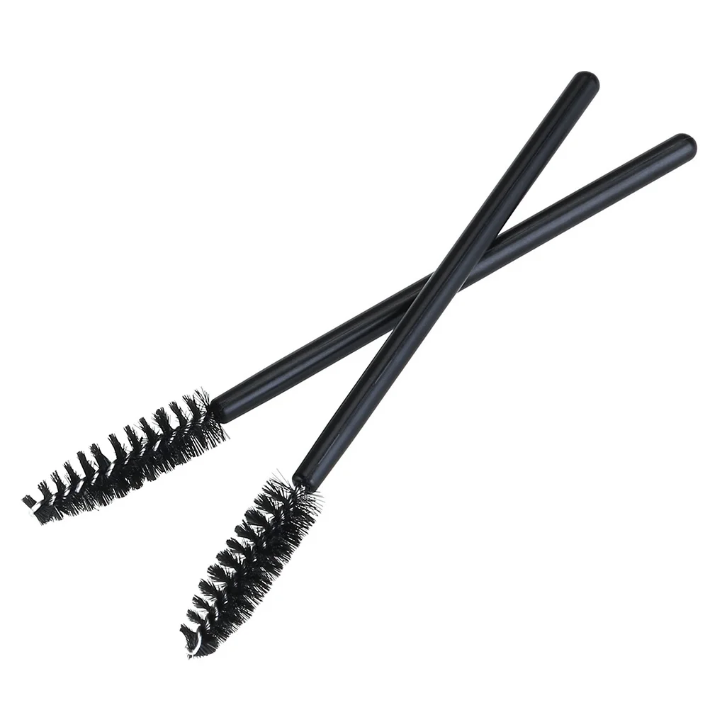 50 قطعة من عصي الماسكارا للاستعمال مرة واحدة، أداة توزيع فرشاة الرموش لخالي من التثبيت وتجعيد الرموش في استخدام الصالون المنزلي