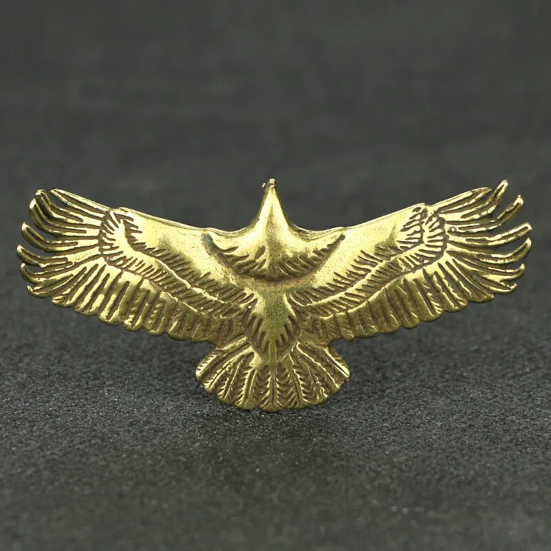 

Solid Brass Eagle Figurine Small Statue Home Ornament Figurines Collectibles