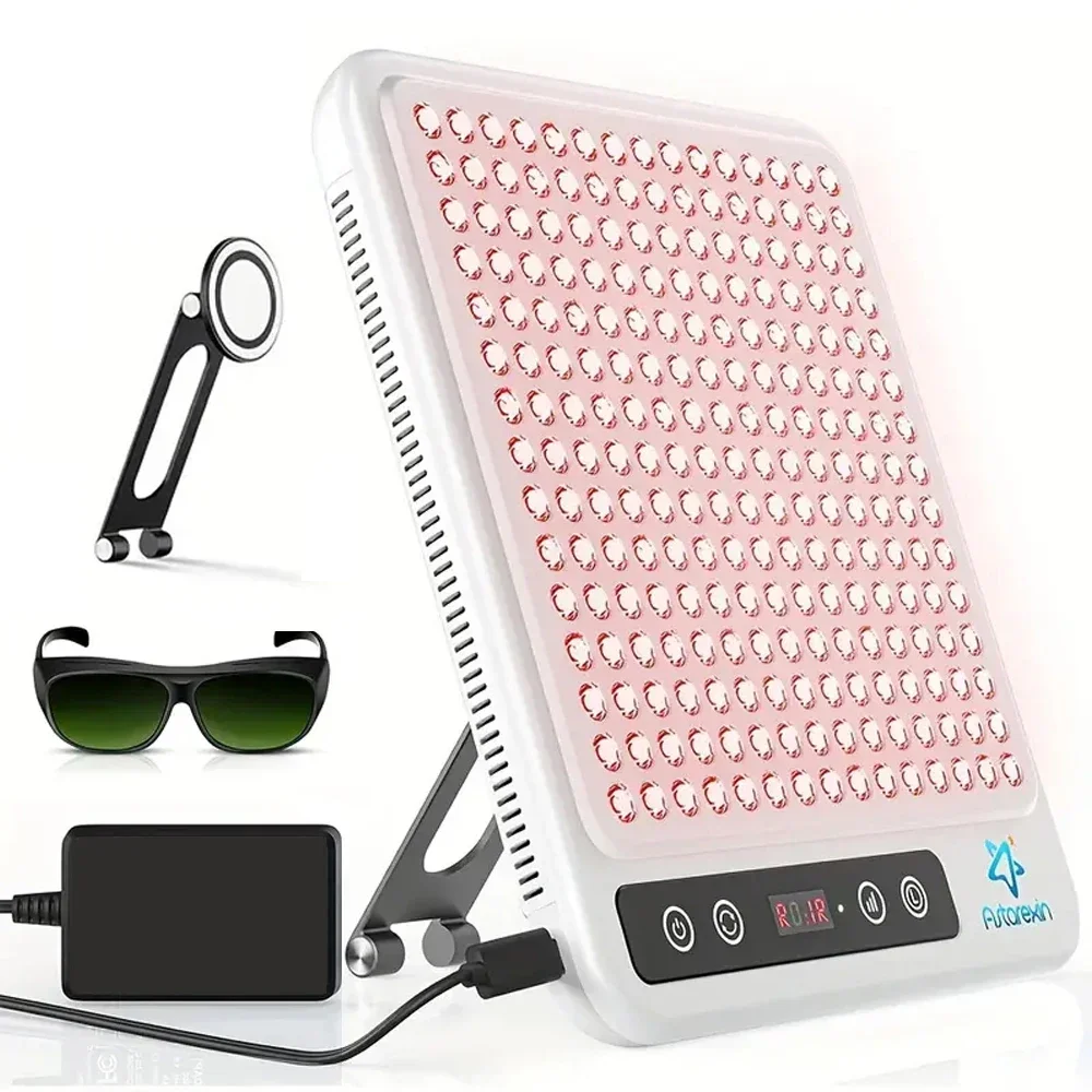 Dispositivo de Panel de terapia de luz roja Astarexin, luz LED antininflamatoria para el cuidado de la piel, lámpara de 660nm850nm para aliviar el dolor antienvejecimiento
