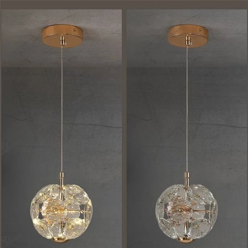 

6W LED Crystal Chandelier Dimmable LED Crystal Chandelier Modern Simple Light Luxury Home Decoration