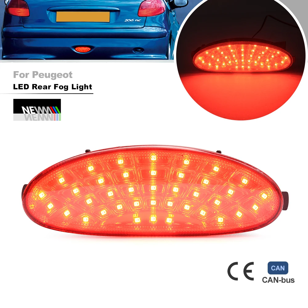 Оригинальная запасная улучшенная версия заднего бампера для Peugeot 1998-2007 206/206 CC/206 SW/206 GTi #6351K5