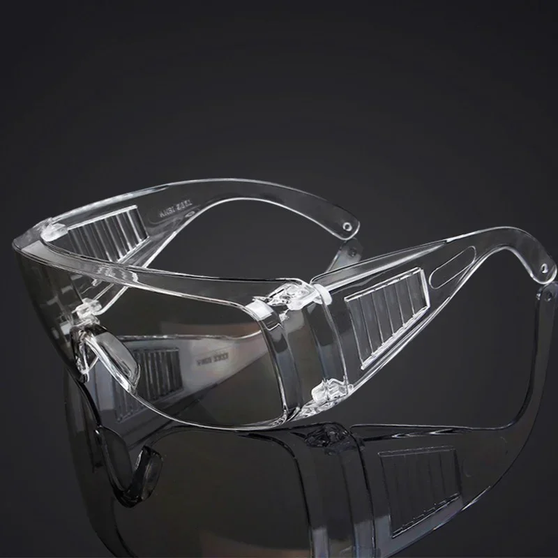 New Clear Vented Safety Goggles Eye Protection Protective Lab Anti Fog Glasses