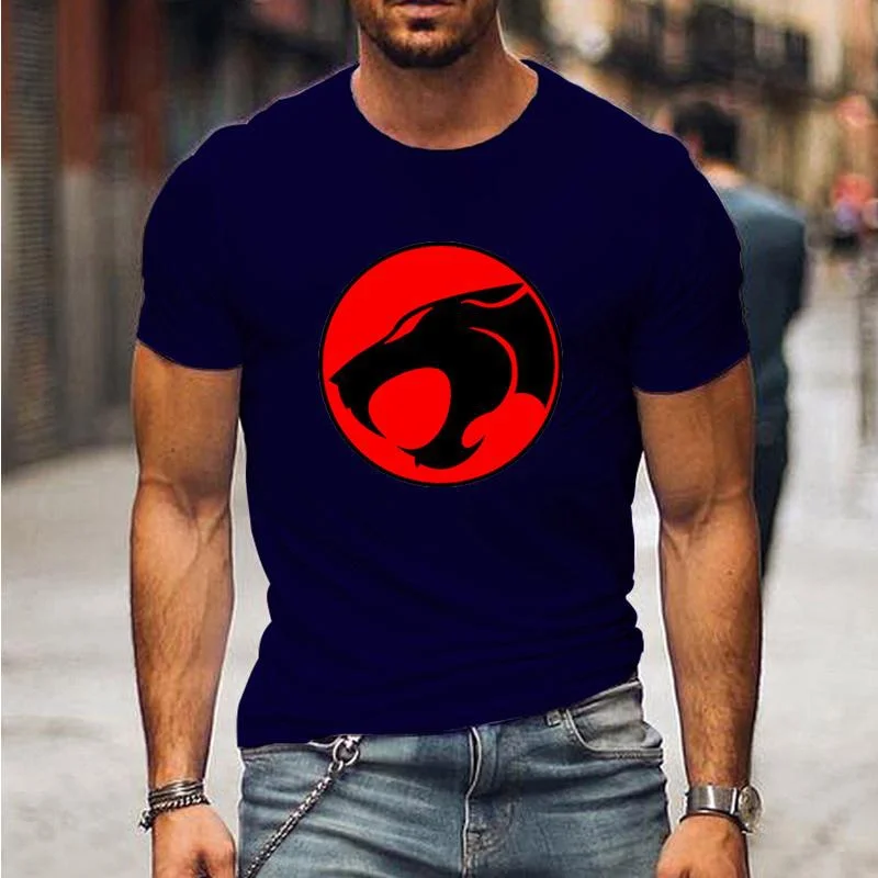 New Anime Thundercats 3D Print T-Shirts Men Women Casual Fashion Short Sleeve T Shirt Oversized Harajuku Tees Tops Man Clothing