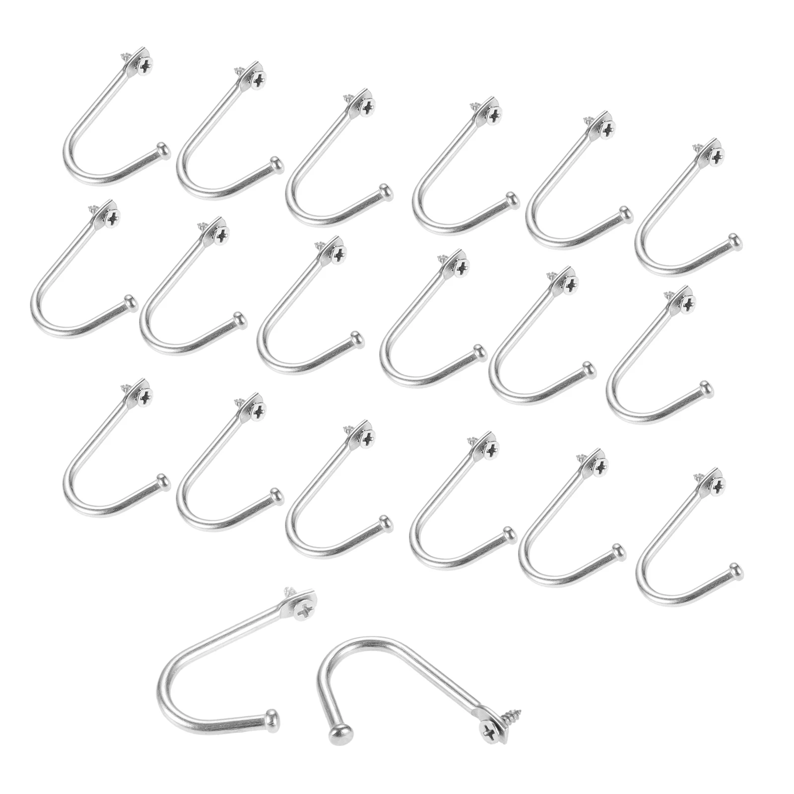 

20pcs Wall Hooks Hanger Buckle Horn Lock Clasp Hook 34*24mm Hasp Latch For Wooden Jewelry Box Furniture Hardware