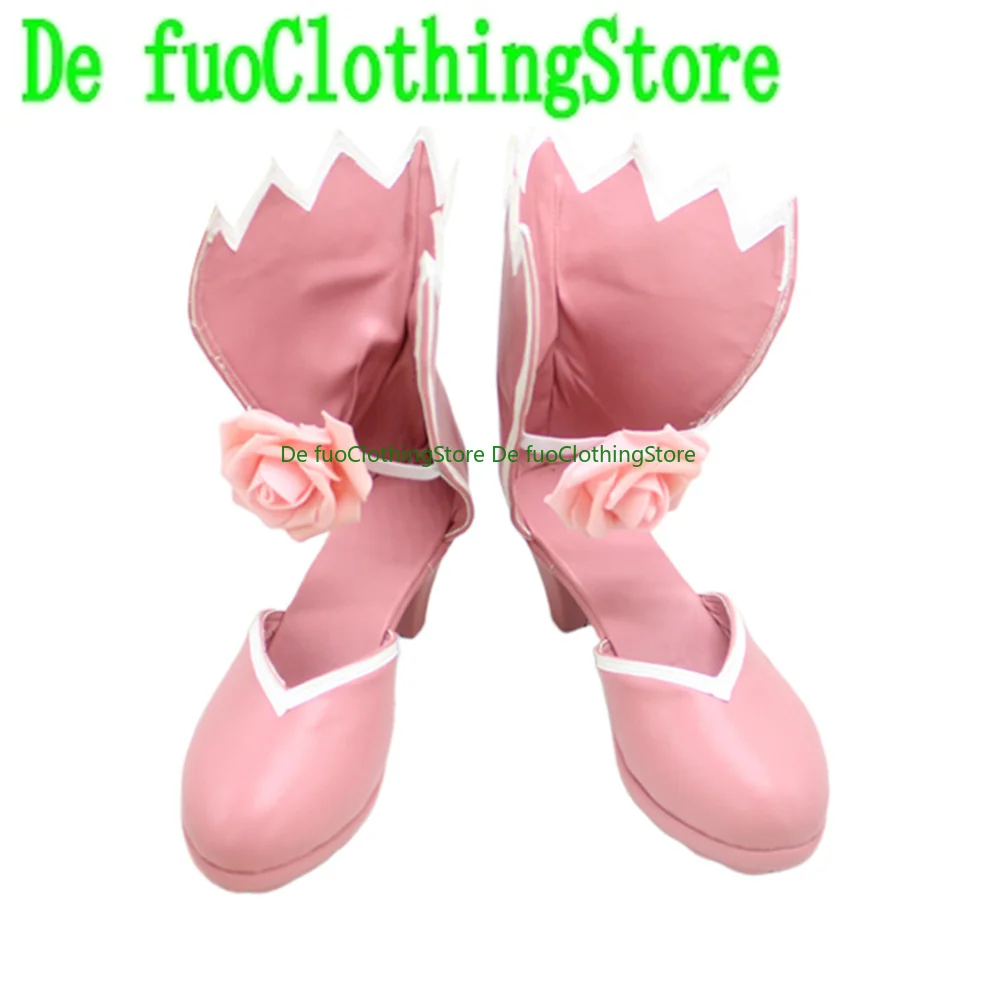 DefuoClothing Schwert Art Online SAO Yuki Asuna Yuuki Asuna Cosplay Anime Spiel Rollenspiel Halloween Party Requisiten Schuhe Stiefel