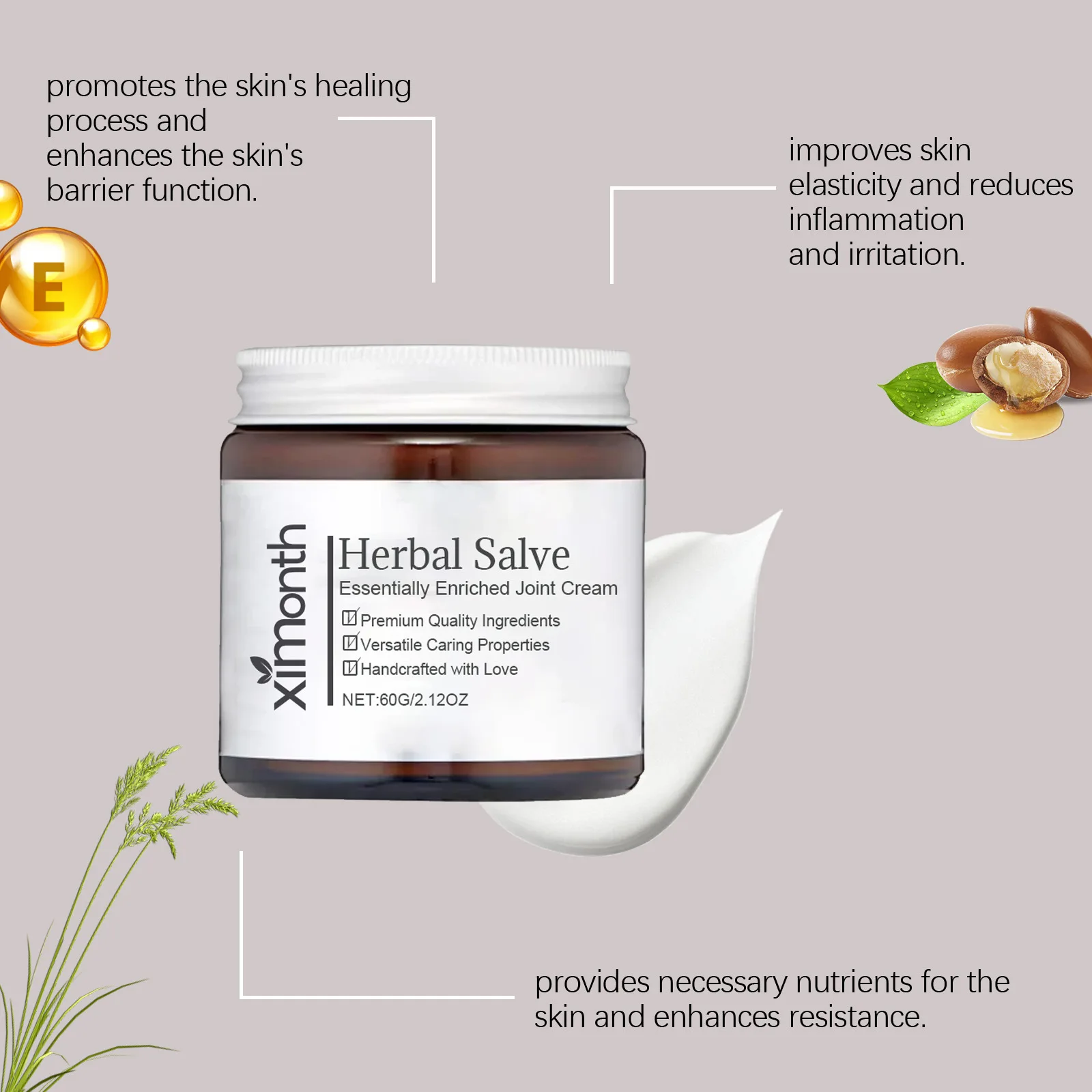 Natural Herbal Joint Massage Cream Fast Absorption Non‑Greasy Soothing Balm for Elbow Knee Back Muscle Discomfort Body Care