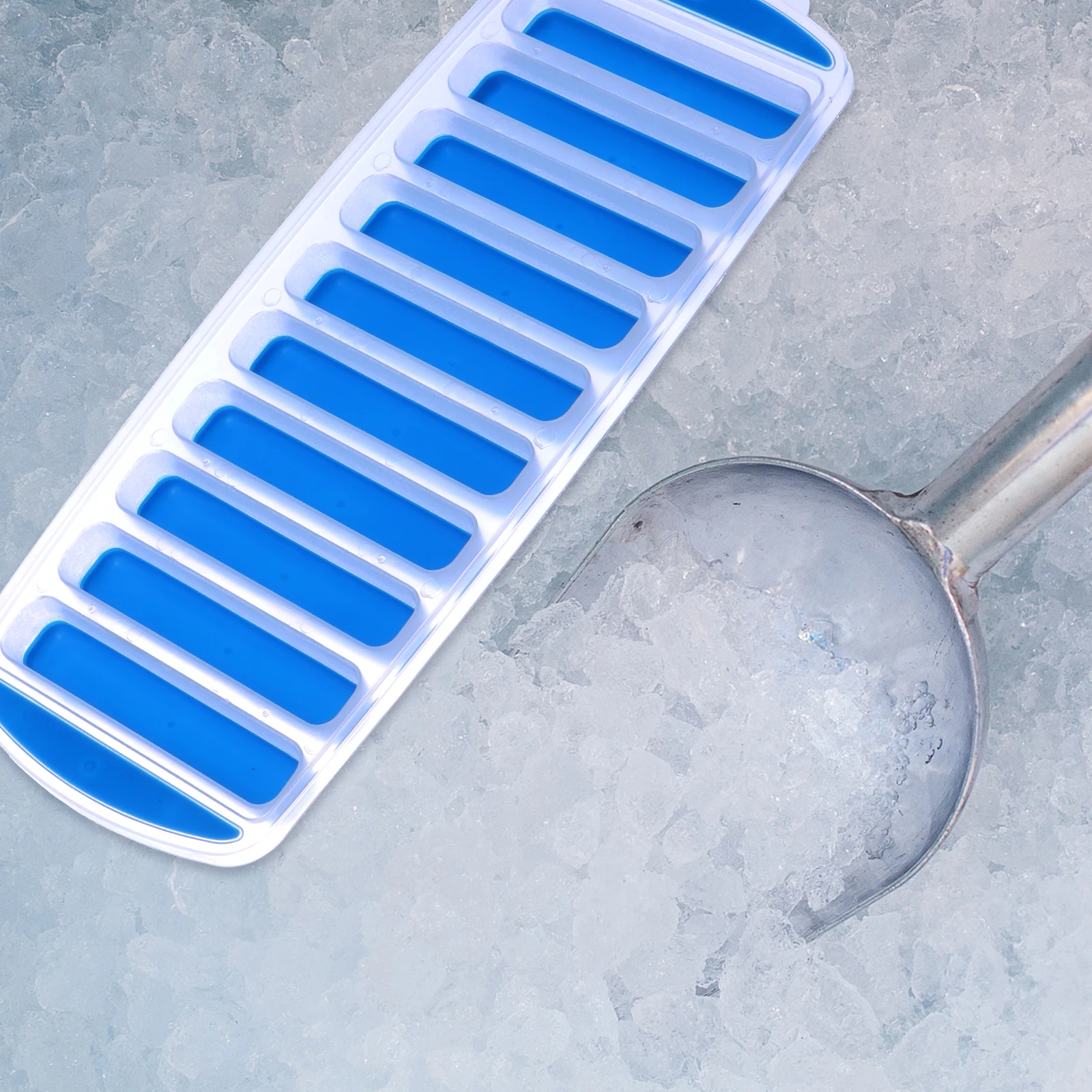 

Ice Cube Mold PP+ Material Reusable Kitchen Tray Smooth Surface Easy Demould Tool Eco Friendly Practical Ice Making