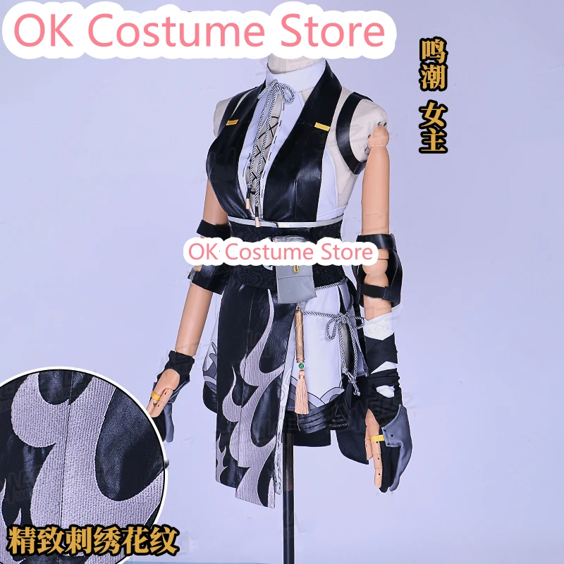 Women Rover Cosplay Game Wuthering Waves Costume Fashion Sweet Combat Dress Halloween Party Role Play Clothing XS-XL New