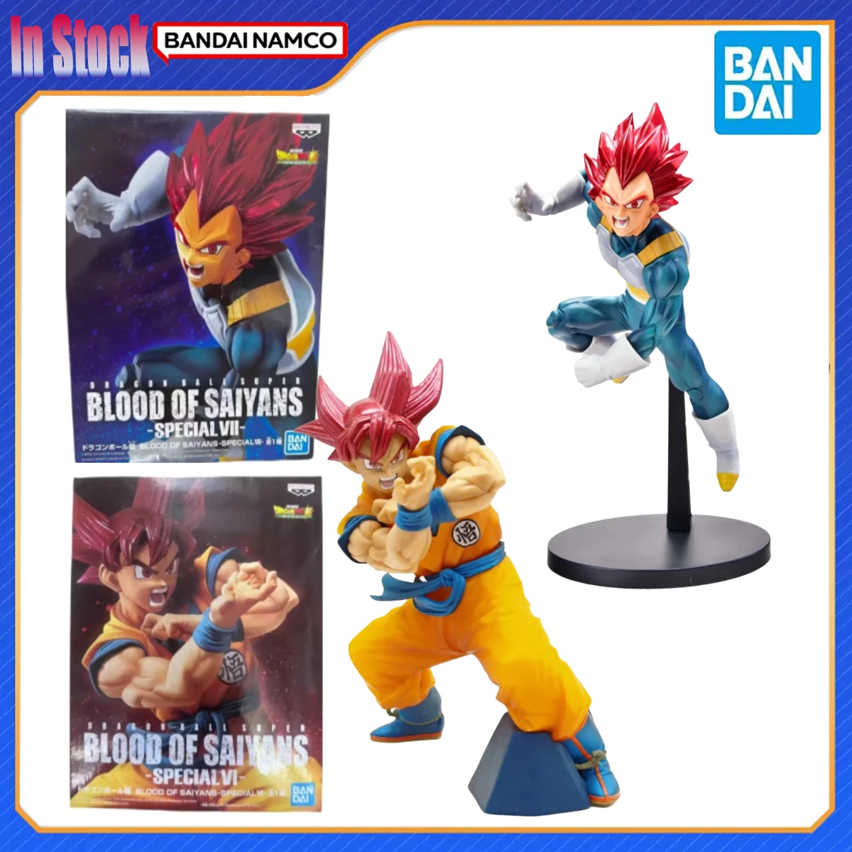 Genuino Bandai Originale Dragon Ball Sangue di Saiyans-SpecialVI Son Goku Vegeta Action Figure Modello Kit Regalo Del Capretto Modello Fatto A Mano