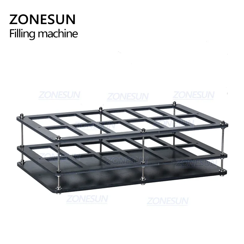 ZONESUN กึ่งอัตโนมัติหัวฉีดหกหัวฉีดของเหลวแม่เหล็กปั๊มน้ำนมน้ำมันน้ำหอมเครื่องบรรจุน้ำ ZS-MP5500D