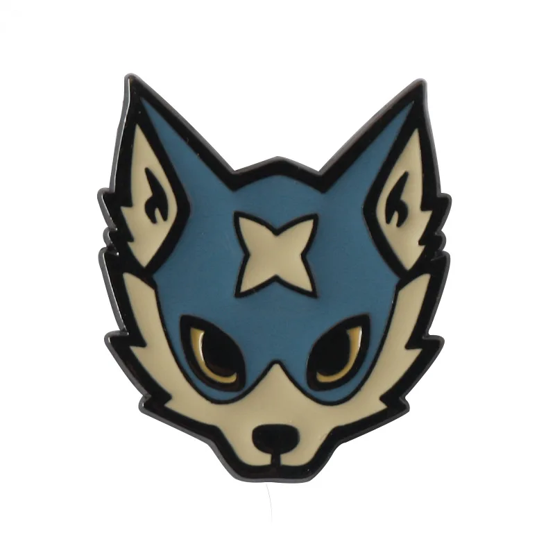 Game Monster Hunter Brooch Anime Cat Wolf And Owl Badge Lapel Unisex Clothes Denim Button Props Gifts image 4