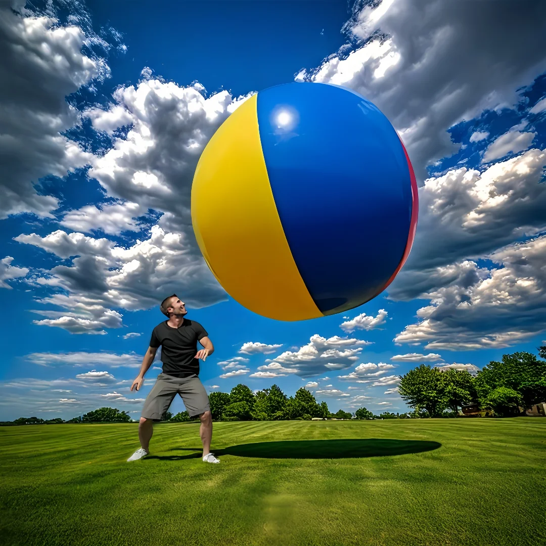 

Giant Beach Ball Jumbo Inflatable Balls Oversized Beach Toys Huge Water Balls for Swimming Pool Party Inflatable Beach ball