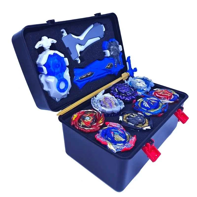 Beyblades Burst Blayblade Burst gyro toy set with transmitter handle storage box battle starter metal rotary gyro starter Bley