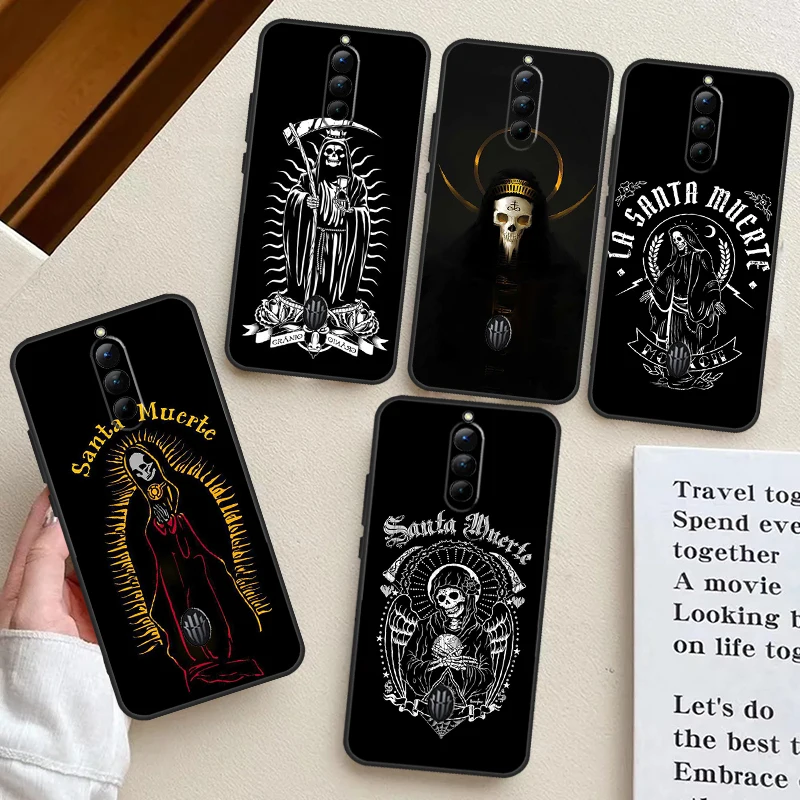 Black Dark art la santa muerte Case For Nubia Red Magic 9 Pro Plus 5G 5S 6R 6S 7S 6 7 Pro 8 8S Pro Plus Back Cover Shell