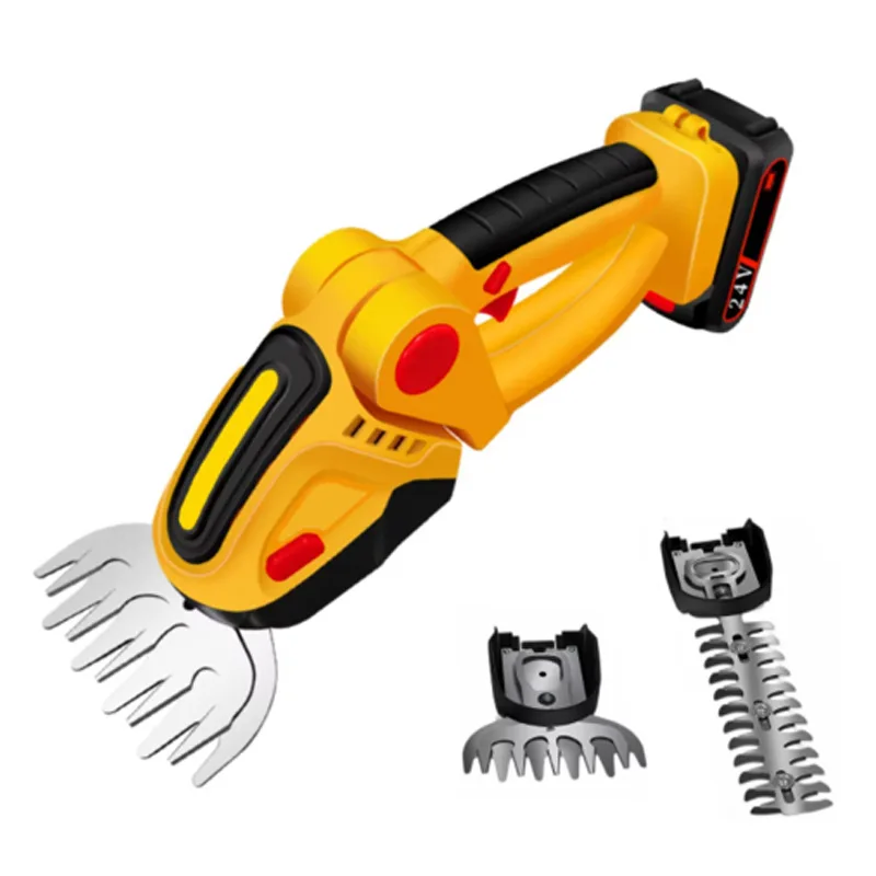 

Source lithium battery handheld rechargeable hedge trimmer mini electric green lawn mower