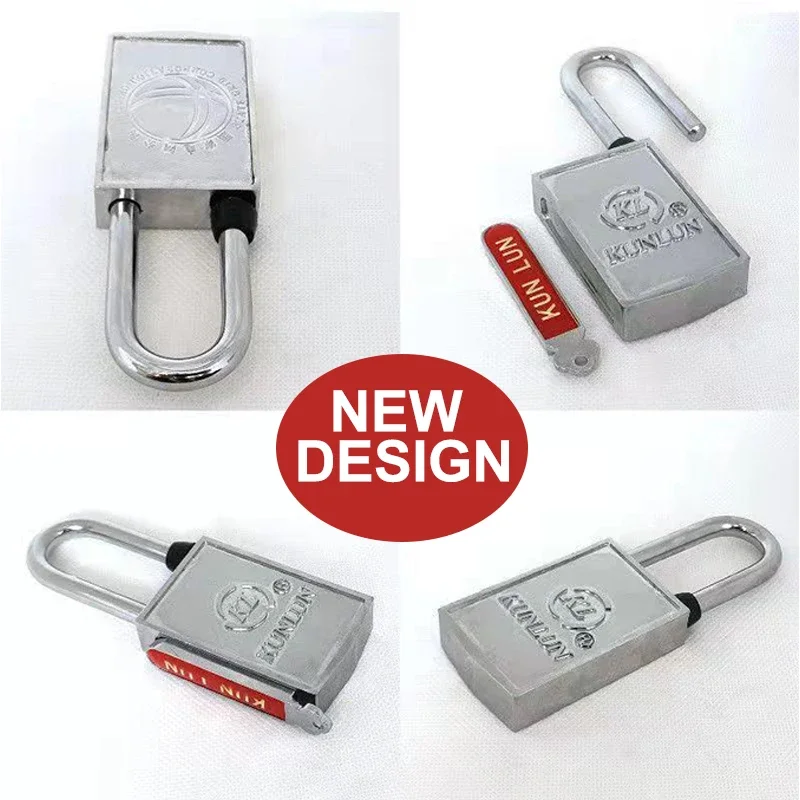 Magnetic Lock Padlock Magnetic Induction Password Lock Magnetic Strip Lock Anti-blocking Rain Rust Pry Door Padlock Home