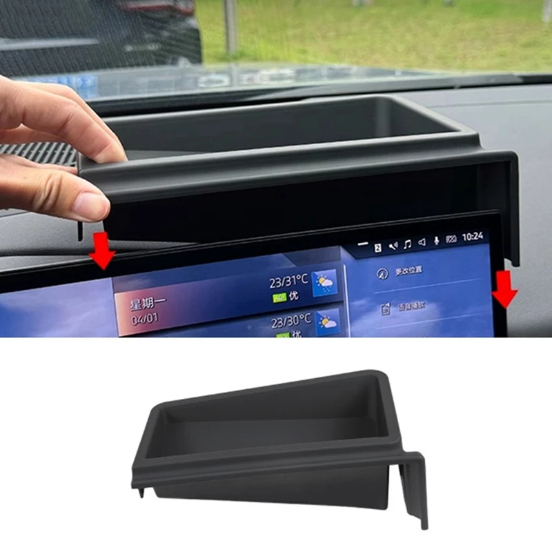 For BMW 5 Series G60 2024 Central Control Navigation Behind Screen Storage Box Dash Organizer Tray Accessories