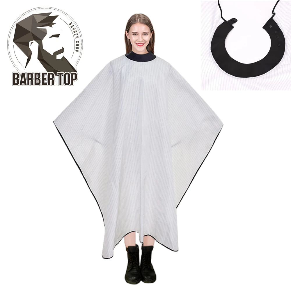 

Barber Waterproof Haircut Coat Anti-static Hairdresser Cloak Aldult Beauty Salon Gown Professional Hairdressing Accessories