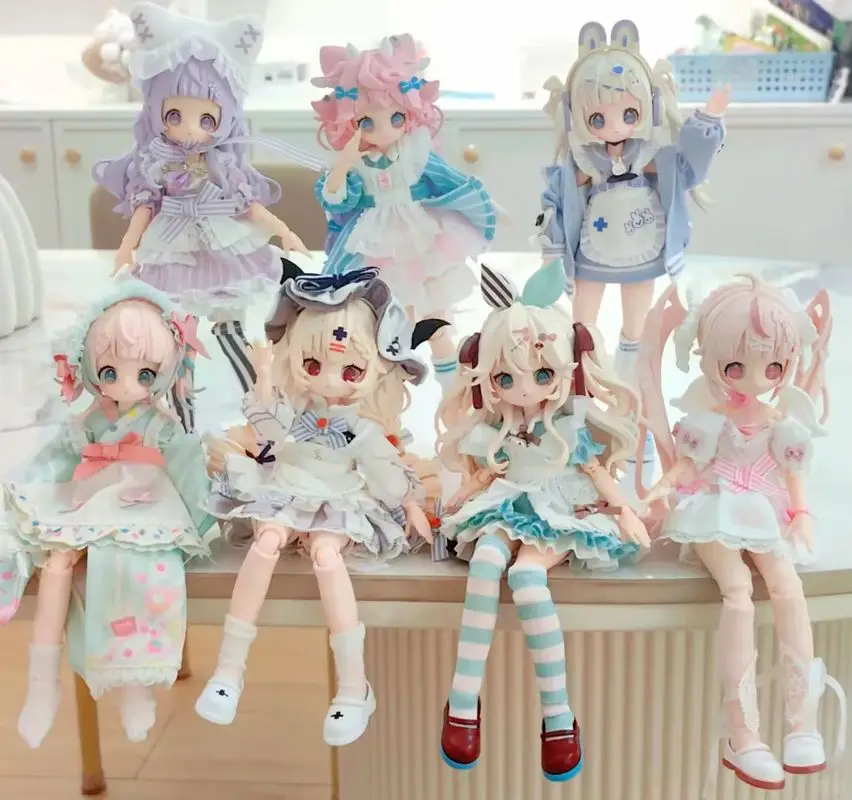 

Onemore Sugary Girls Bjd слепая коробка натуральная мобильная кукла 8 очков Mjd кукла ручной работы загадочная коробка орнамент девушка-сюрприз подарки