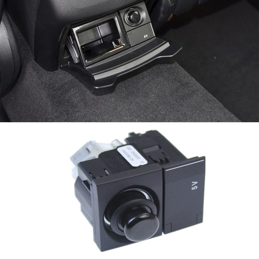 For Mercedes Benz C180 C200 C260 C300 W253 GLC250 GLC300 Rear Ashtray Cigarette Lighter with USB Plug Interface