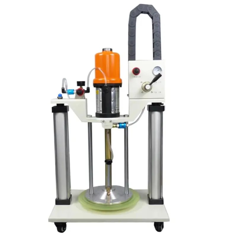 High viscosity grease automation equipment double column grease machine pneumatic grease, glue output is large